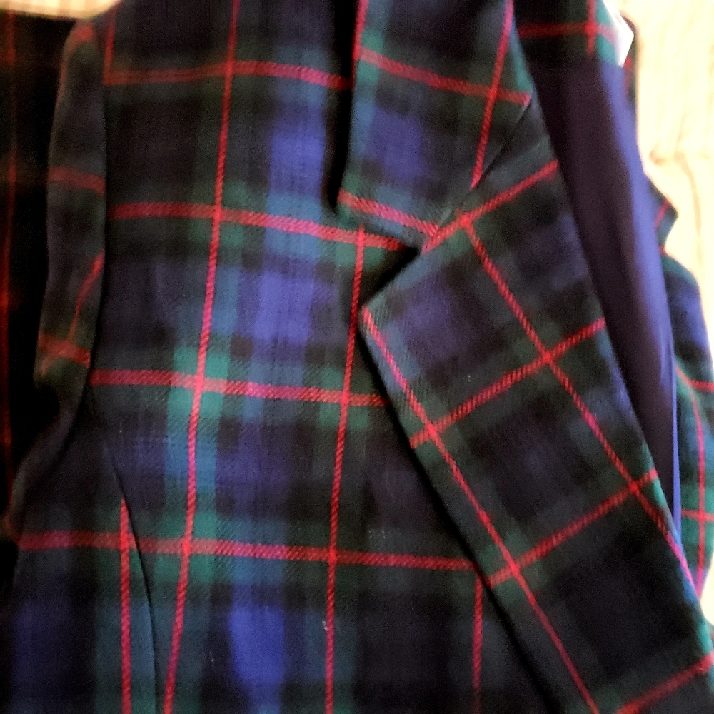 Pendleton Wool Blazer Gold Buttons Euc - image 4